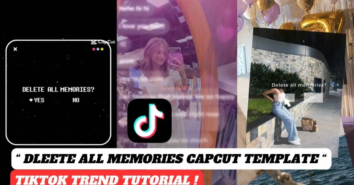 Delete All Memories CapCut Template